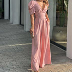 Jumpsuit Wide-leg Lightweight Jumpsuit