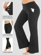 High-Waisted Flared Pants