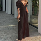 Jumpsuit Wide-leg Lightweight Jumpsuit