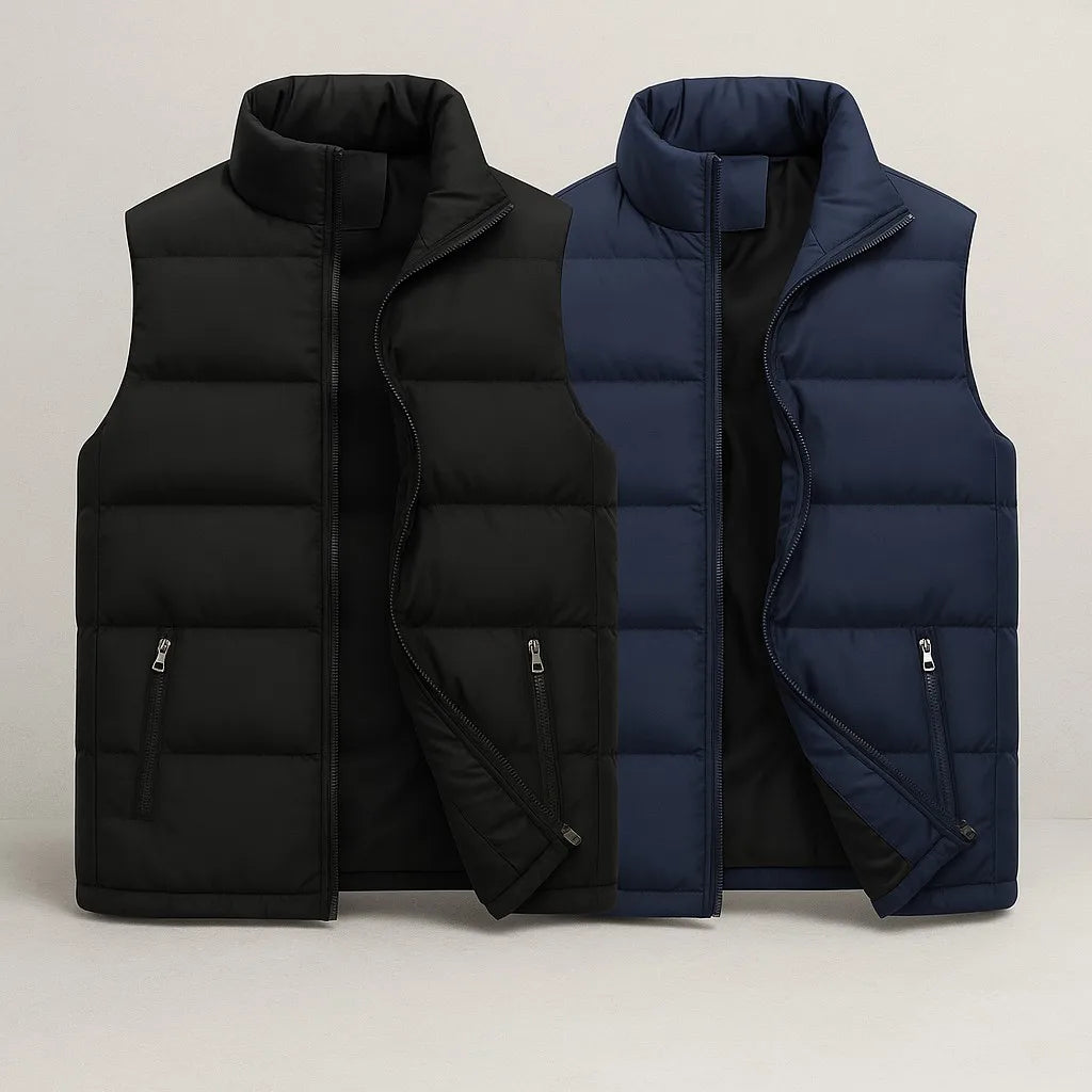 Fall Sleeveless Vest – Winter & Autumn Casual Zipper Waistcoat