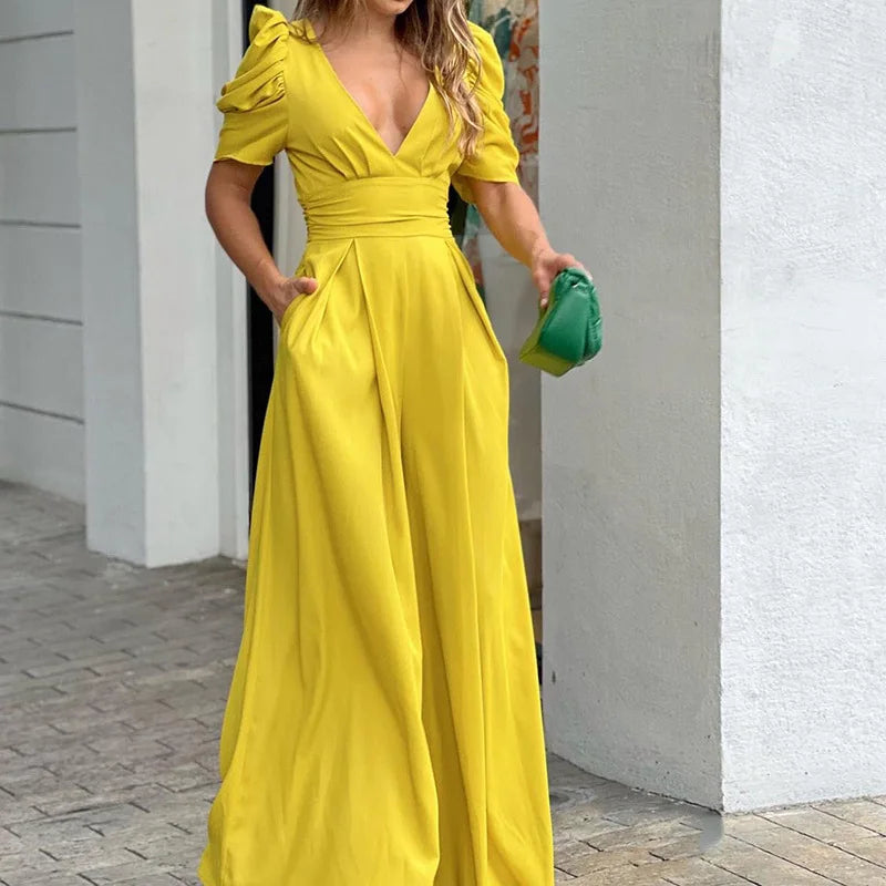 Jumpsuit Wide-leg Lightweight Jumpsuit
