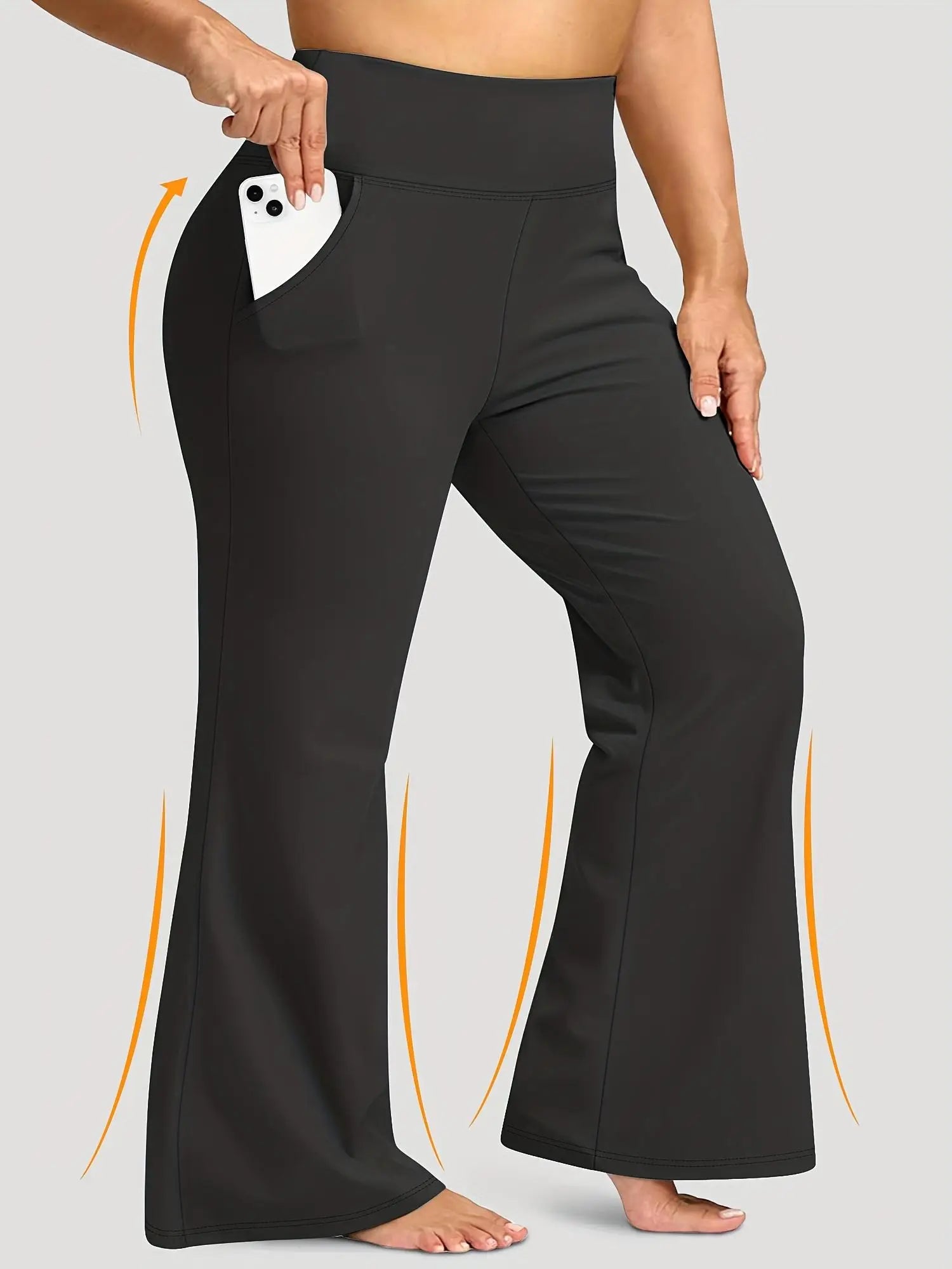 High-Waisted Flared Pants