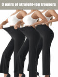 Wide-leg pants 3-pack