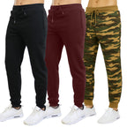 3-Pack Men's Slim Fit Fleece Jogger Sweatpants