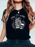 Skull Rose Graphic Tee