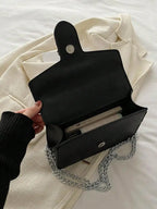Rhinestone Decor Crossbody Bag