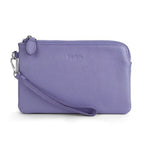 Genuine Leather Wristlet Clutch