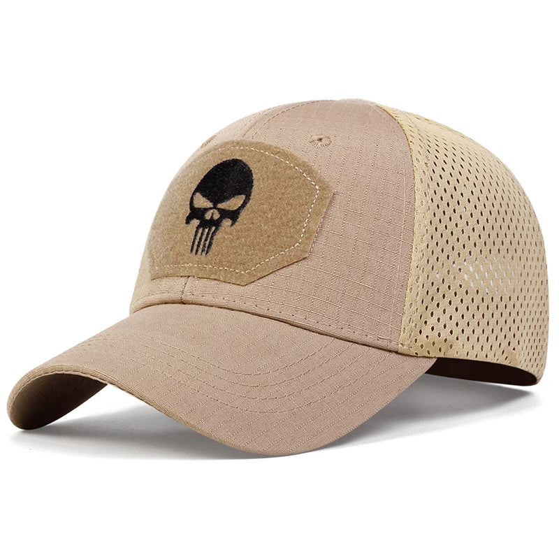 Unisex Skull Breathable Baseball Caps