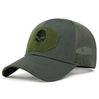 Unisex Skull Breathable Baseball Caps