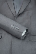 3pcs Men's Classic Solid Color Suit Set
