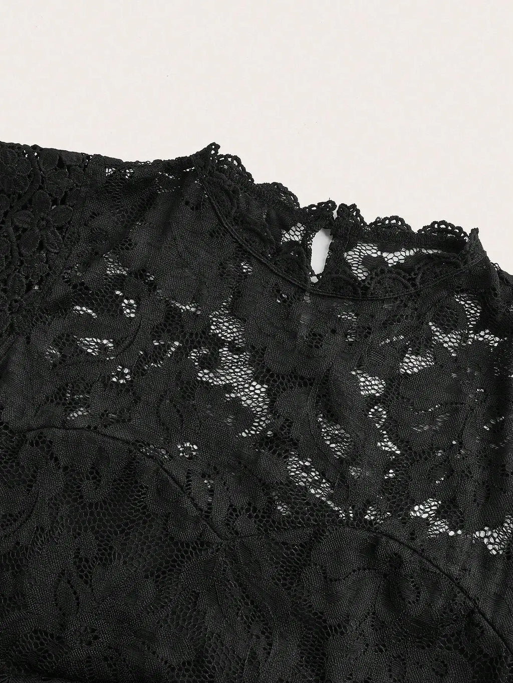 Elegant Floral Lace Sheath Dress With Cap Sleeves