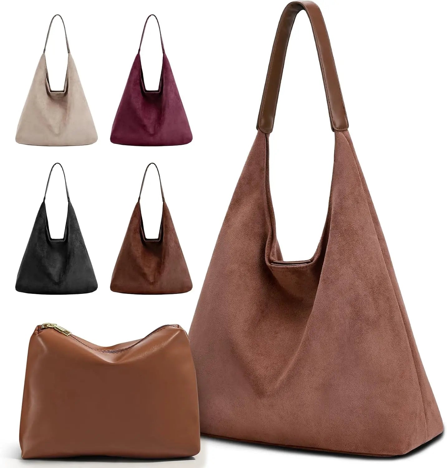 Suede Tote Bag