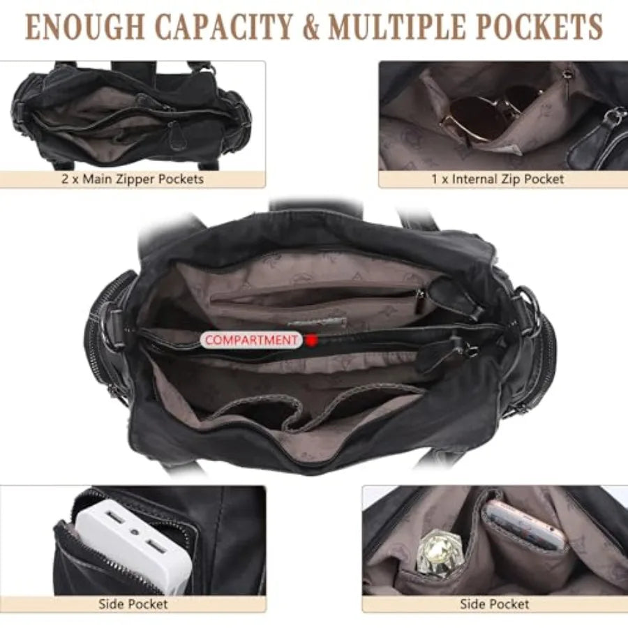 Angel Kiss Hobo Bags Vegan Leather