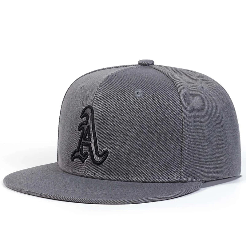 Unisex Gothic Letter A Embroidery Hats