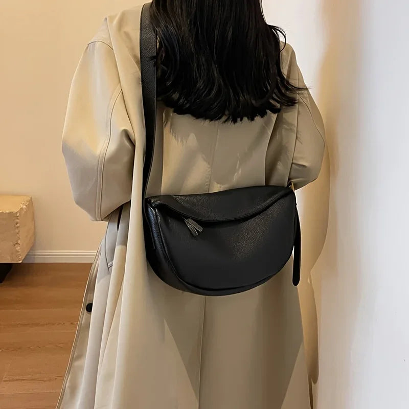 Vintage Soft Leather Dumpling Bag
