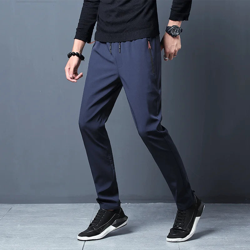 Men's Casual Pants Stretch Slim Fit