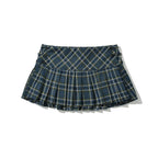 Plaid Pleated Skirt