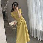 French Temperament Hepburn Style Dress