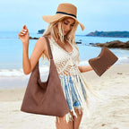 Suede Tote Bag
