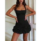Square Neck Sleeveless Mini Dress