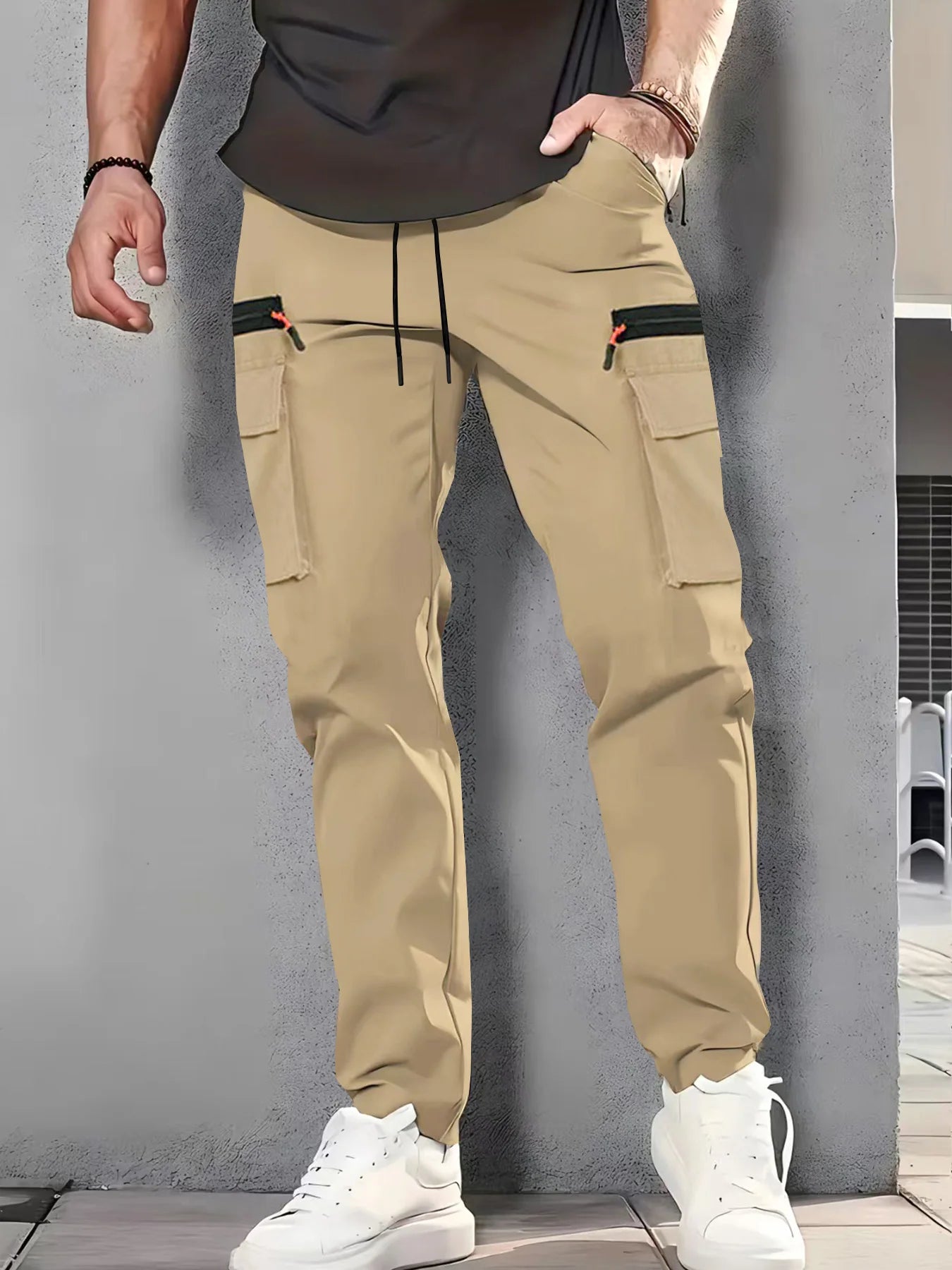 3-Pack Men's New Multi-Pocket Cargo Pants