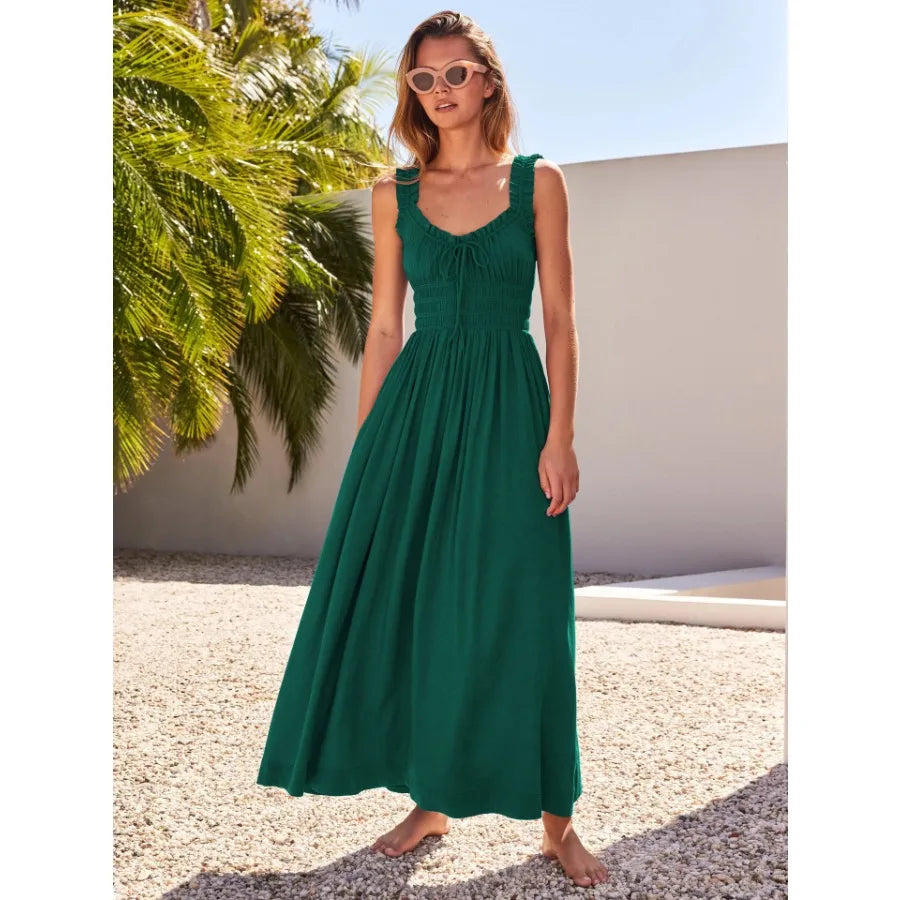 Seaside Casual Strap Dress