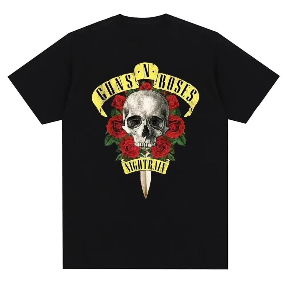 Guns N Roses Graphic Print T Shirt