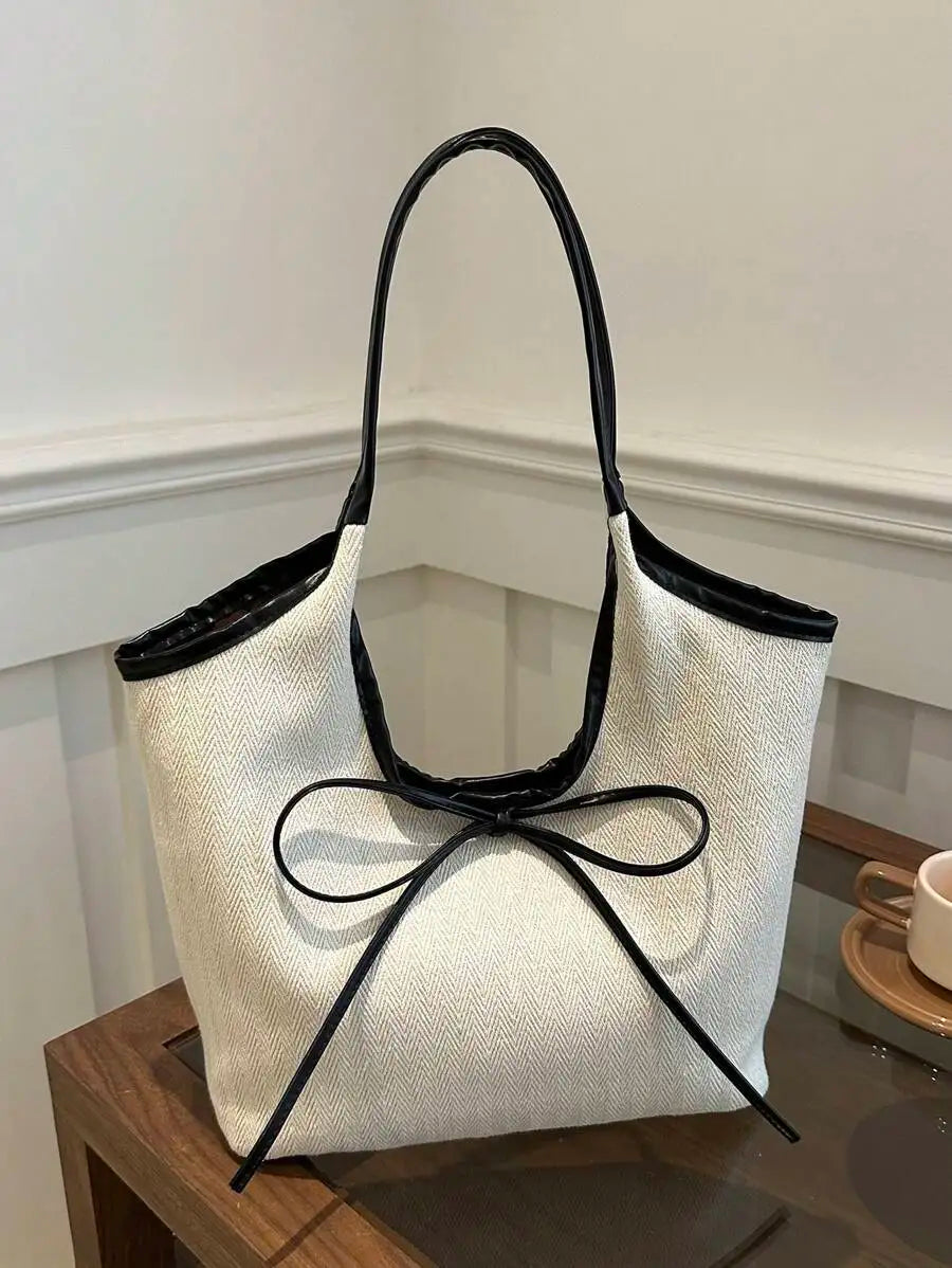 Bow Decor Shoulder Bag
