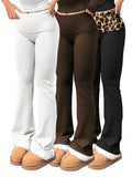 3pcs/Set Yoga Pants Flare/Bootcut Leggings