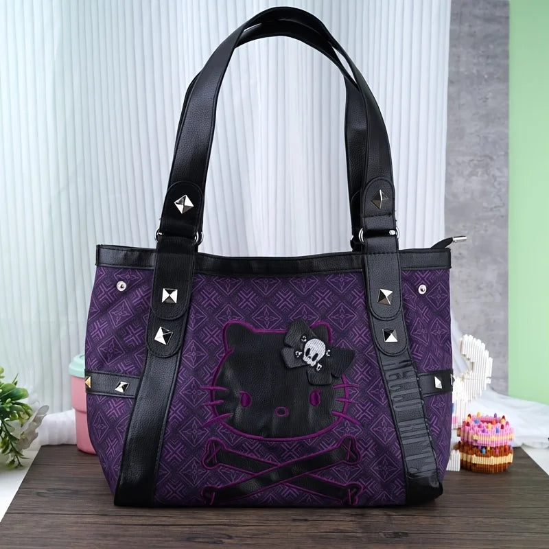 Hello Kitty Gothic Vintage Purple Handbag