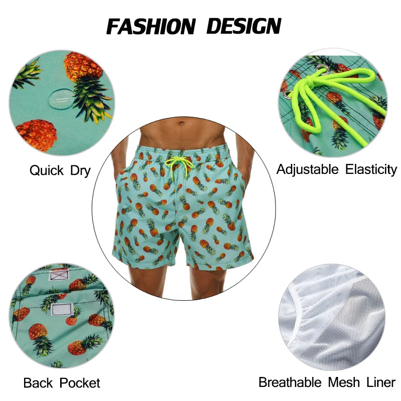Quick Dry Beach Board Shorts