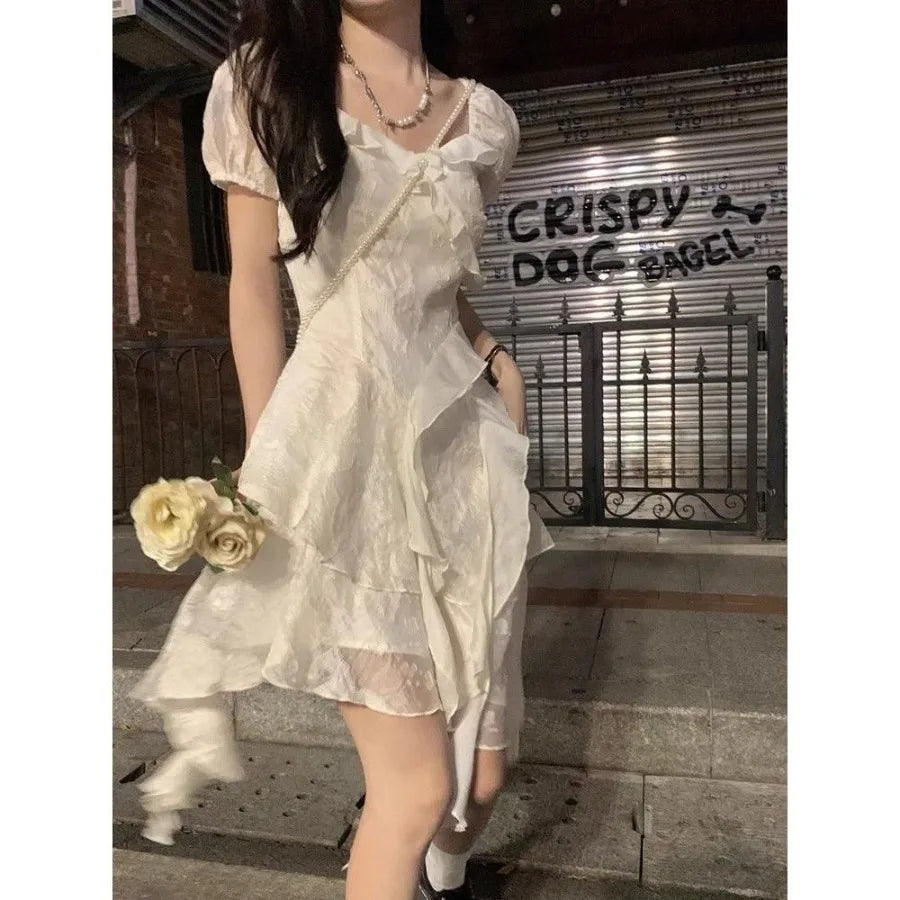 French First Love Irregular Princess Dress