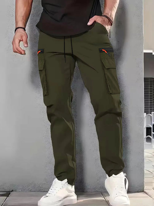 3-Pack Men's New Multi-Pocket Cargo Pants