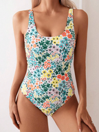 Floral One Piece Swimsuit