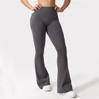 Yoga Tummy-Control Wide-Leg Leggings