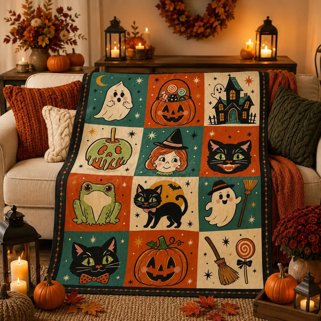 Halloween Sherpa Blanket