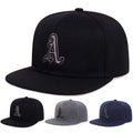 Unisex Gothic Letter A Embroidery Hats