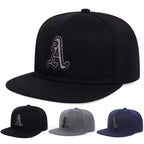 Unisex Gothic Letter A Embroidery Hats
