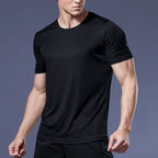 Breathable fast drying running short sleeve T-shirt
