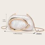 Handbag Metal Luxury Clutch