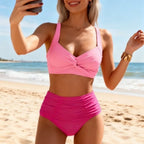 High-waist Split Swimsuit Bikini