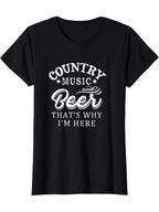 Country Music And Beer Shirt