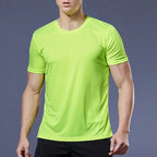 Breathable fast drying running short sleeve T-shirt