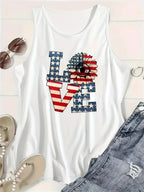 Independence Day Women's Plus Size top,
