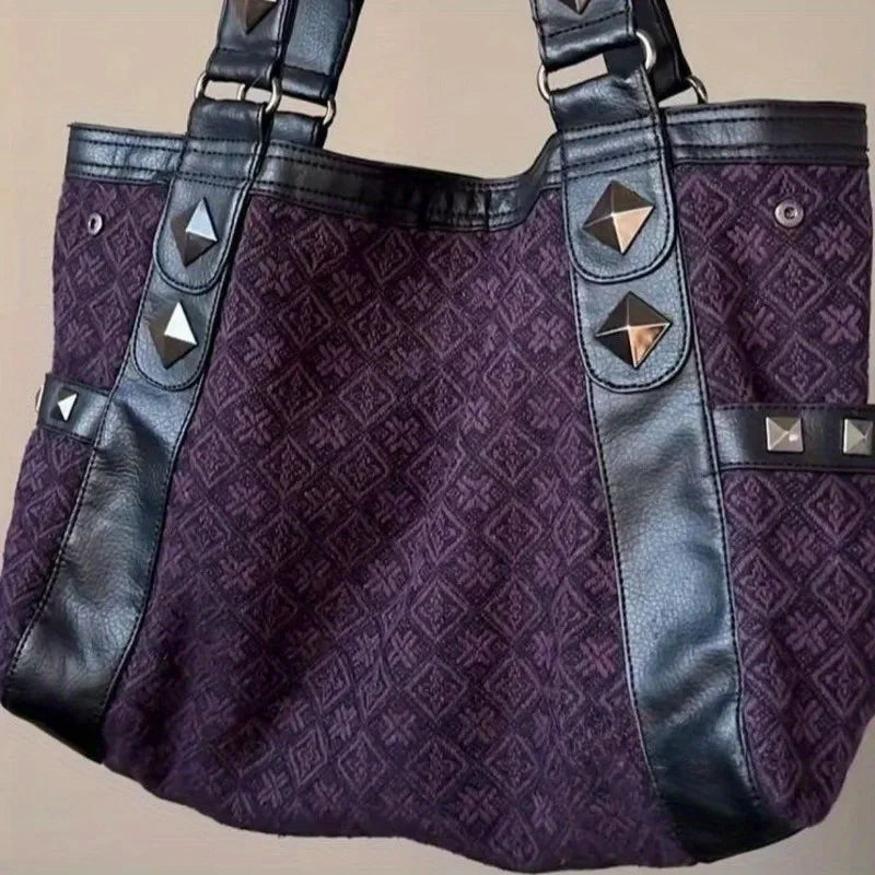Hello Kitty Gothic Vintage Purple Handbag
