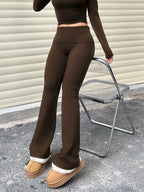 3pcs/Set Yoga Pants Flare/Bootcut Leggings