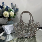 Clear Rhinestone Handbag