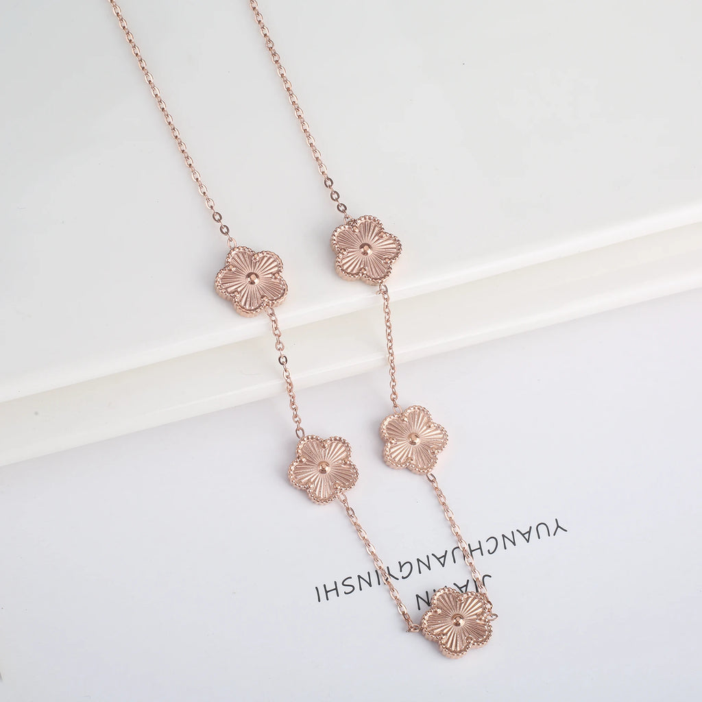 Stainless Steel Five Leaf Flower Petal