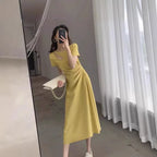 French Temperament Hepburn Style Dress
