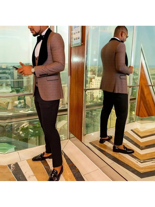 3 Piece Floral Tuxedo